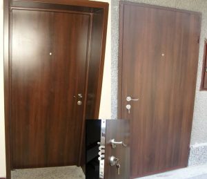 Двулистовa Металнa Вратa с цяла метална каса – модел К3